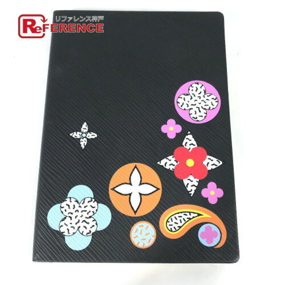 Louis Vuitton Epi Caix Eclemence floral memo pad leather black - Picture 1 of 9